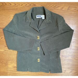 Green Vintage Office Siren Sag Harbor Jacket